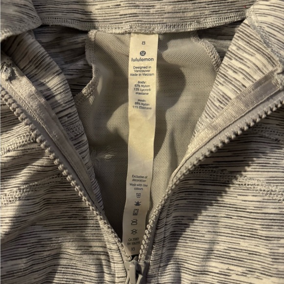 Women's SPACE ICE GREY ALPINE WHITE Lululemon Define Jacket - Picture 10 of 11
